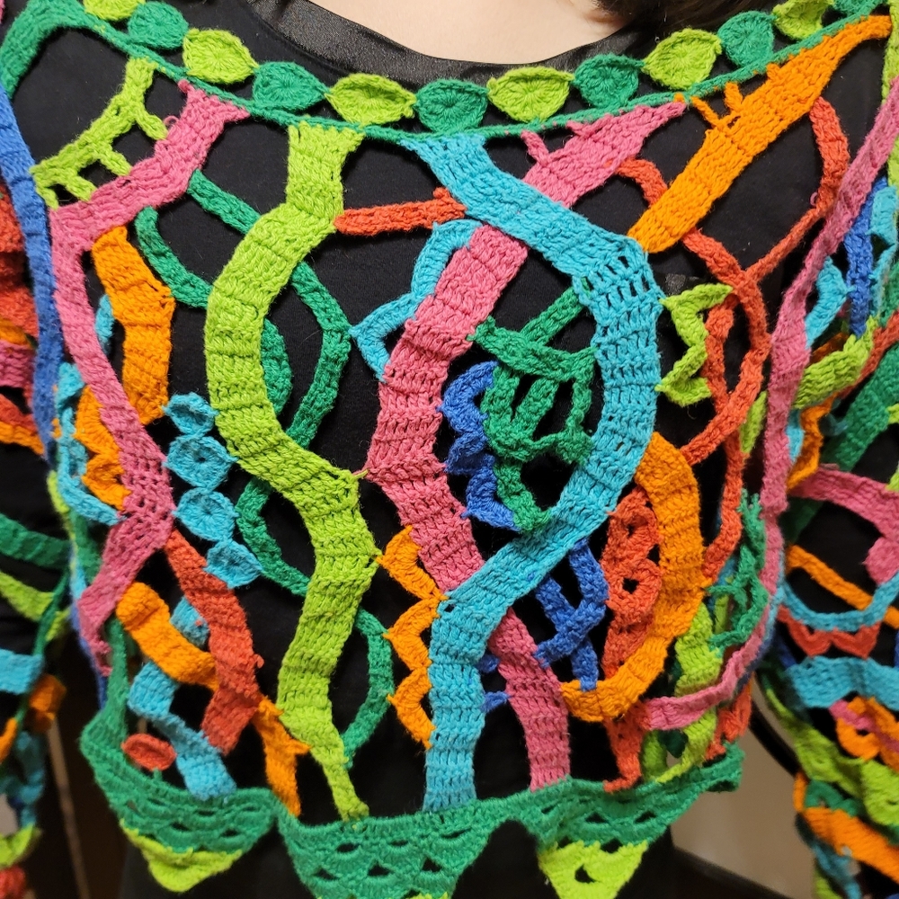 Multi Colored Sweater - image 3